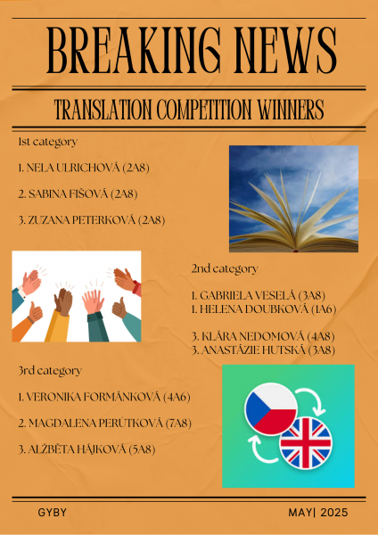 Black and Cream Modern Breaking News Poster - 1